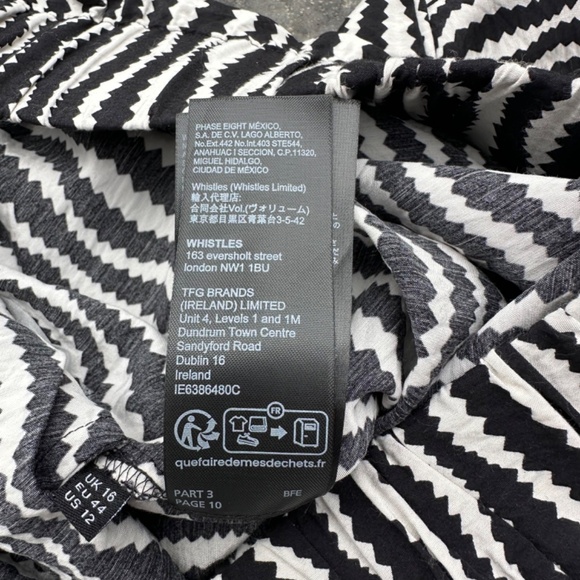 Whistles Striped Printed Trousers - Picture 7 of 7